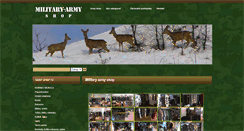 Desktop Screenshot of military-army-shop.sk